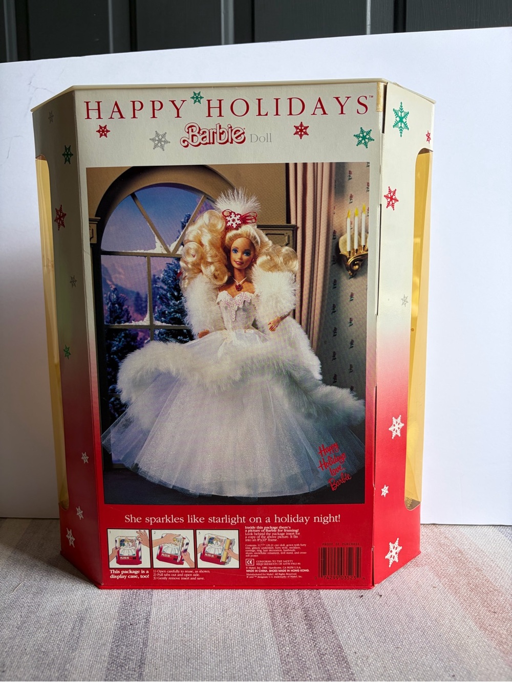 Vintage 1989 Holiday Barbie, unopened in box. - Picture 2 of 4